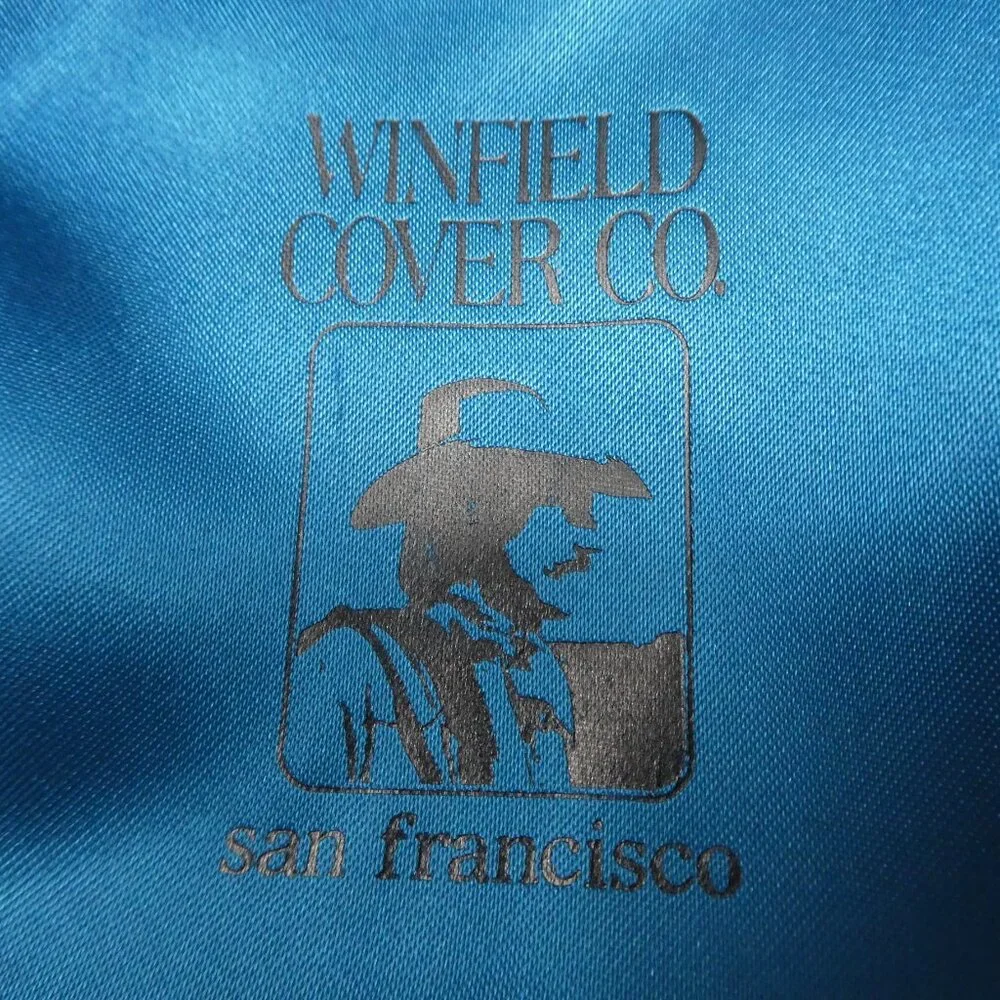 Winfield Cover Co Brown Leather Concho Trim Broken In Western Hat